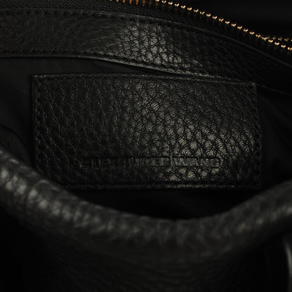 Alexander Wang Pebbled Lambskin Rocco Soft Black Pale Gold Hardware 6 of 7