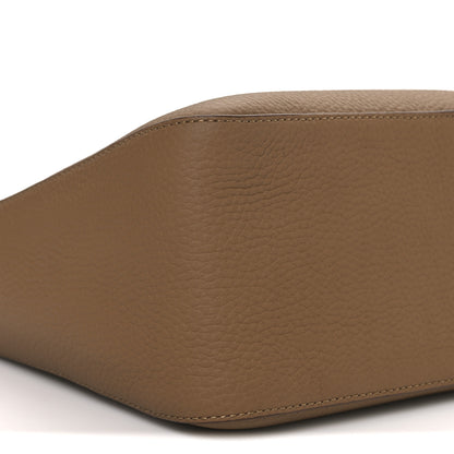 The Row Grained Calfskin Small Day Luxe Tote Sandpit 8 of 10