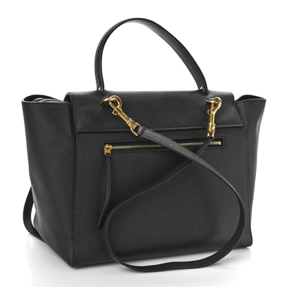 Celine Grained Calfskin Mini Belt Bag Black 3 of 7