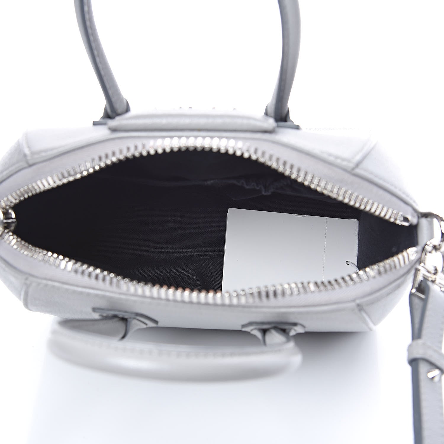 Givenchy Sugar Goatskin Mini Antigona Pearl Grey 5 of 12