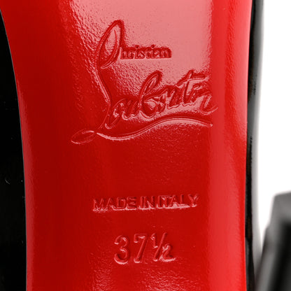 Christian Louboutin Patent New Very Prive 120 Pumps 37.5 Black 8 of 10