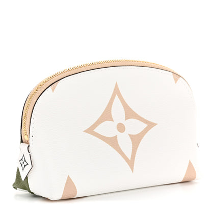 Louis Vuitton Monogram Giant Cosmetic Pouch Kaki 3 of 8