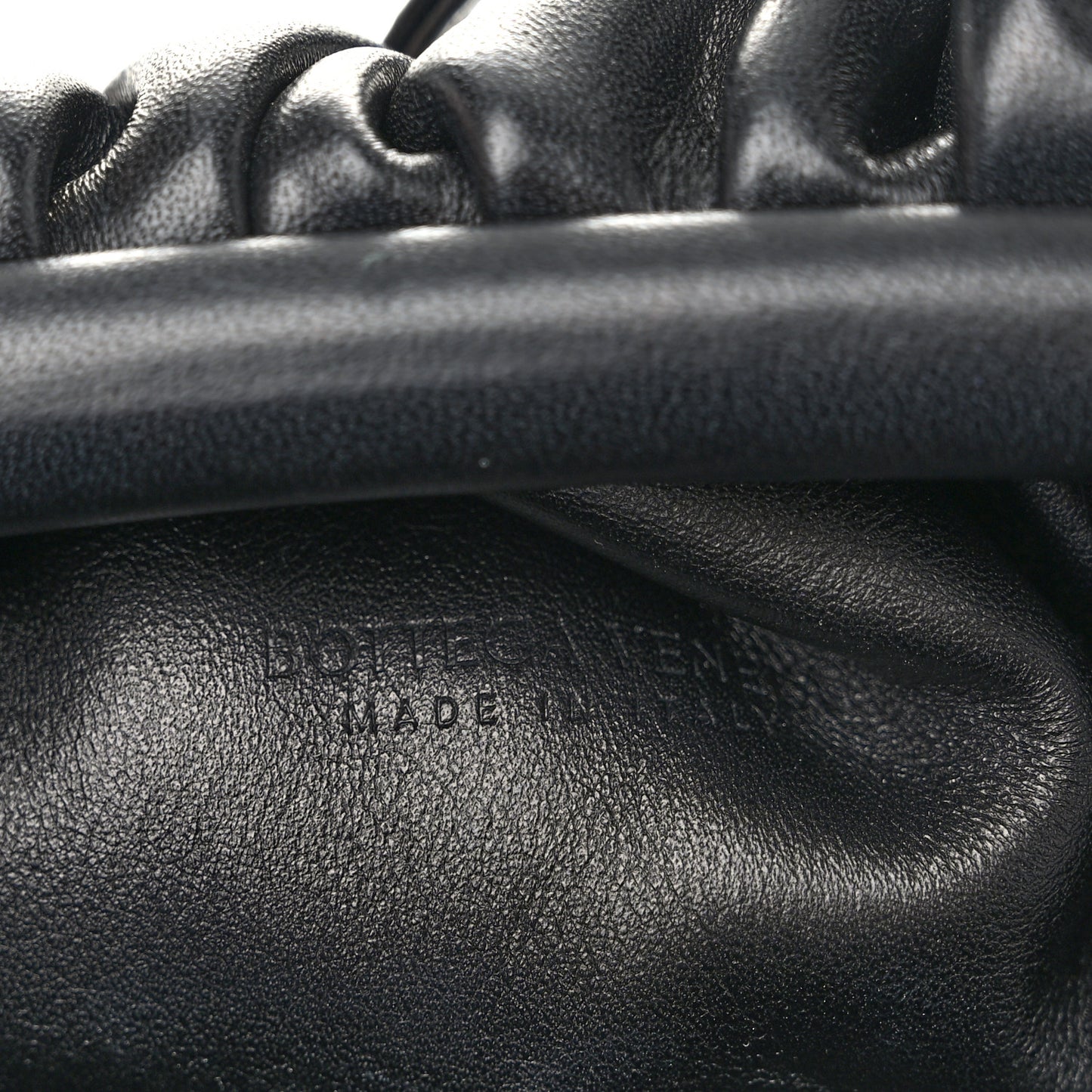Butter Calfskin The Mini Pouch Black