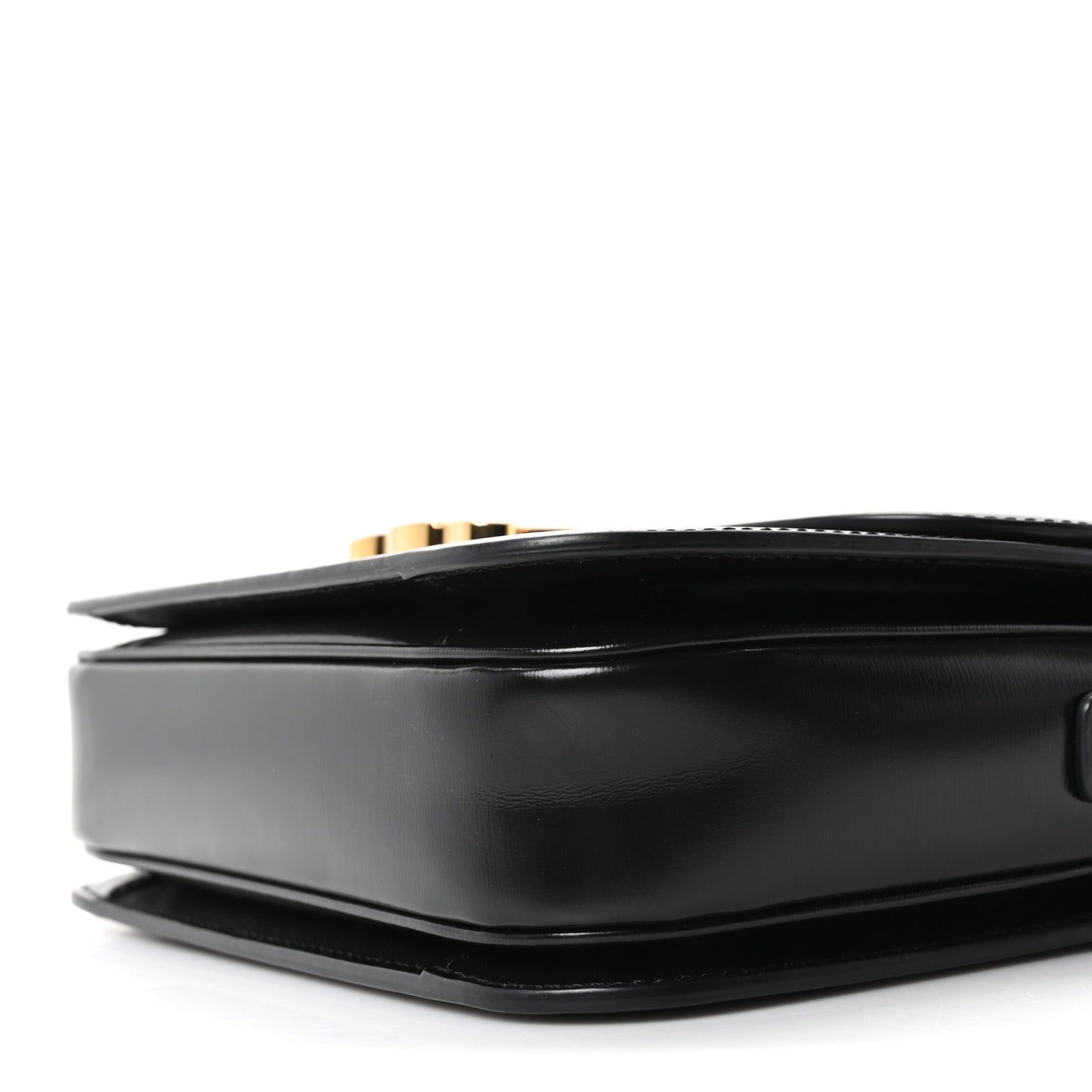 Shiny Calfskin Medium Triomphe Black