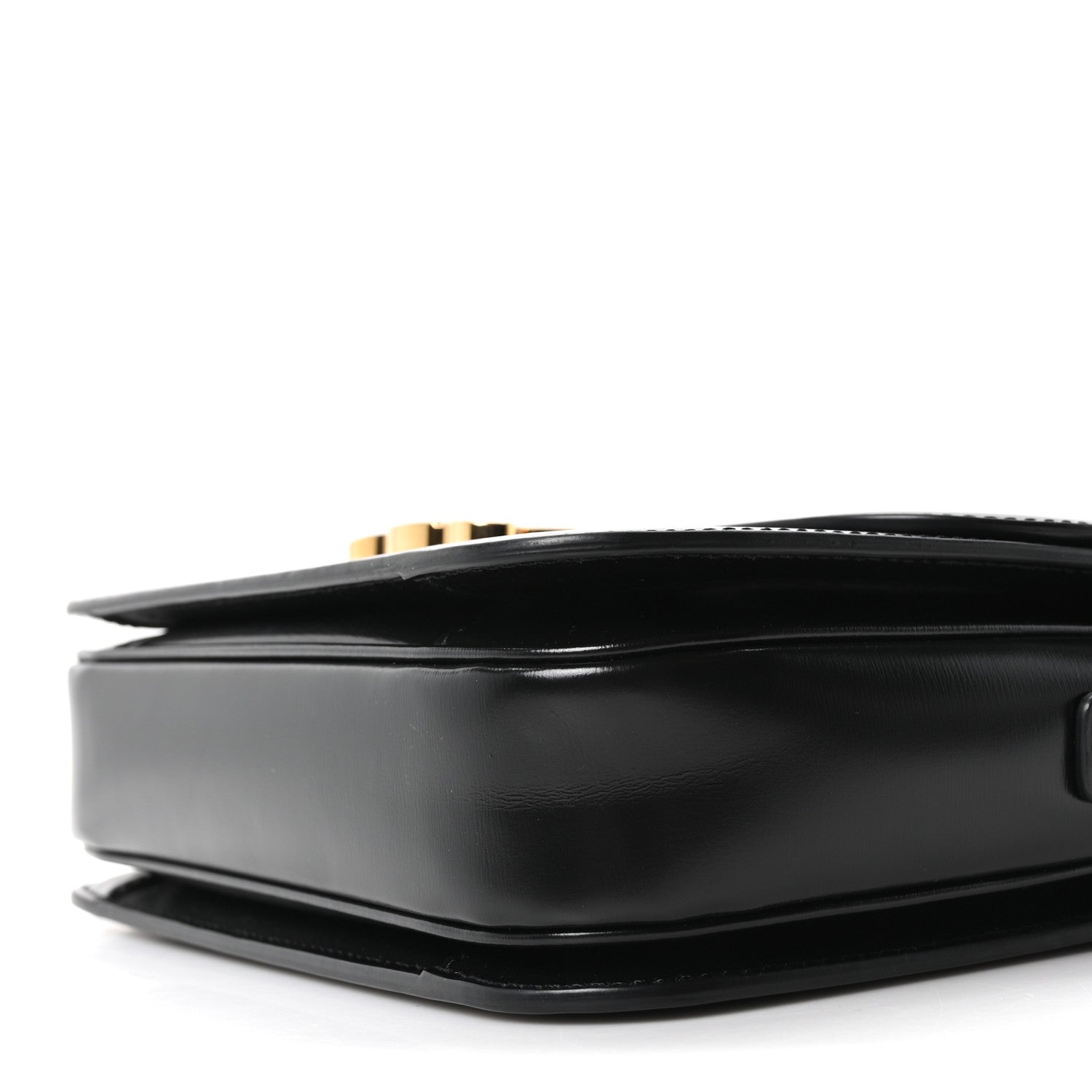 Celine Shiny Calfskin Medium Triomphe Black 10 of 10