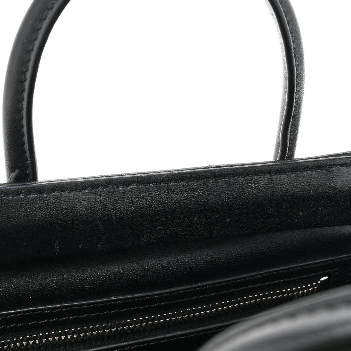 Box Calfskin Padded Mini Lock Antigona Shoulder Bag Black