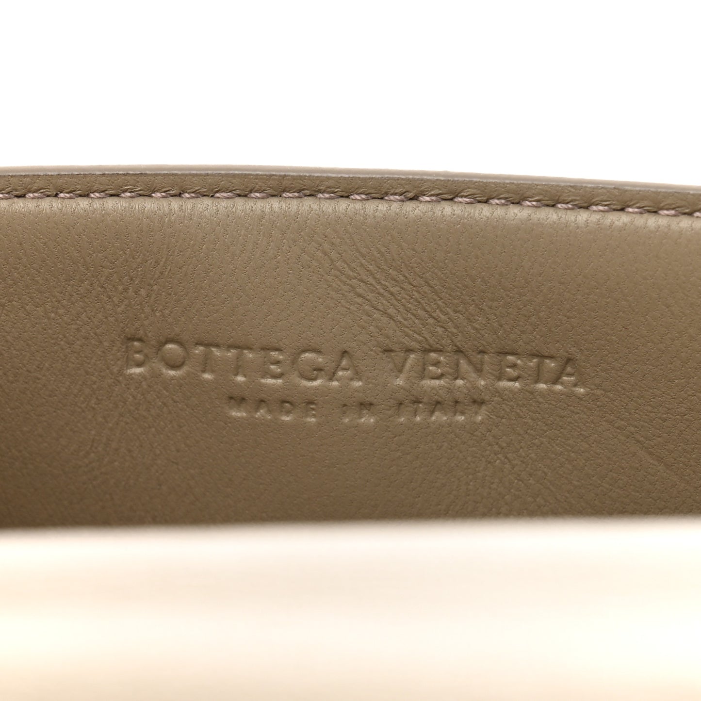 Nappa Intrecciato Alumna Bag Limestone