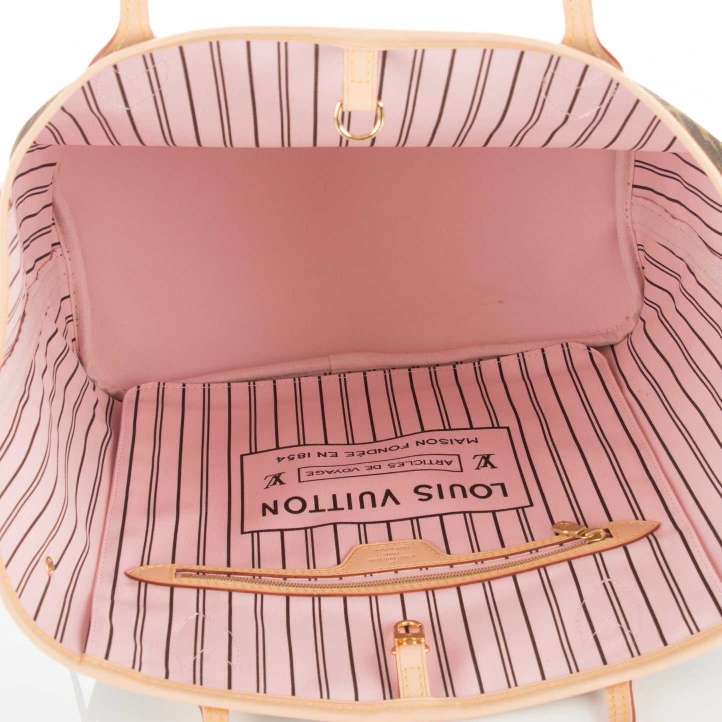 Monogram Neo Neverfull MM Rose Ballerine