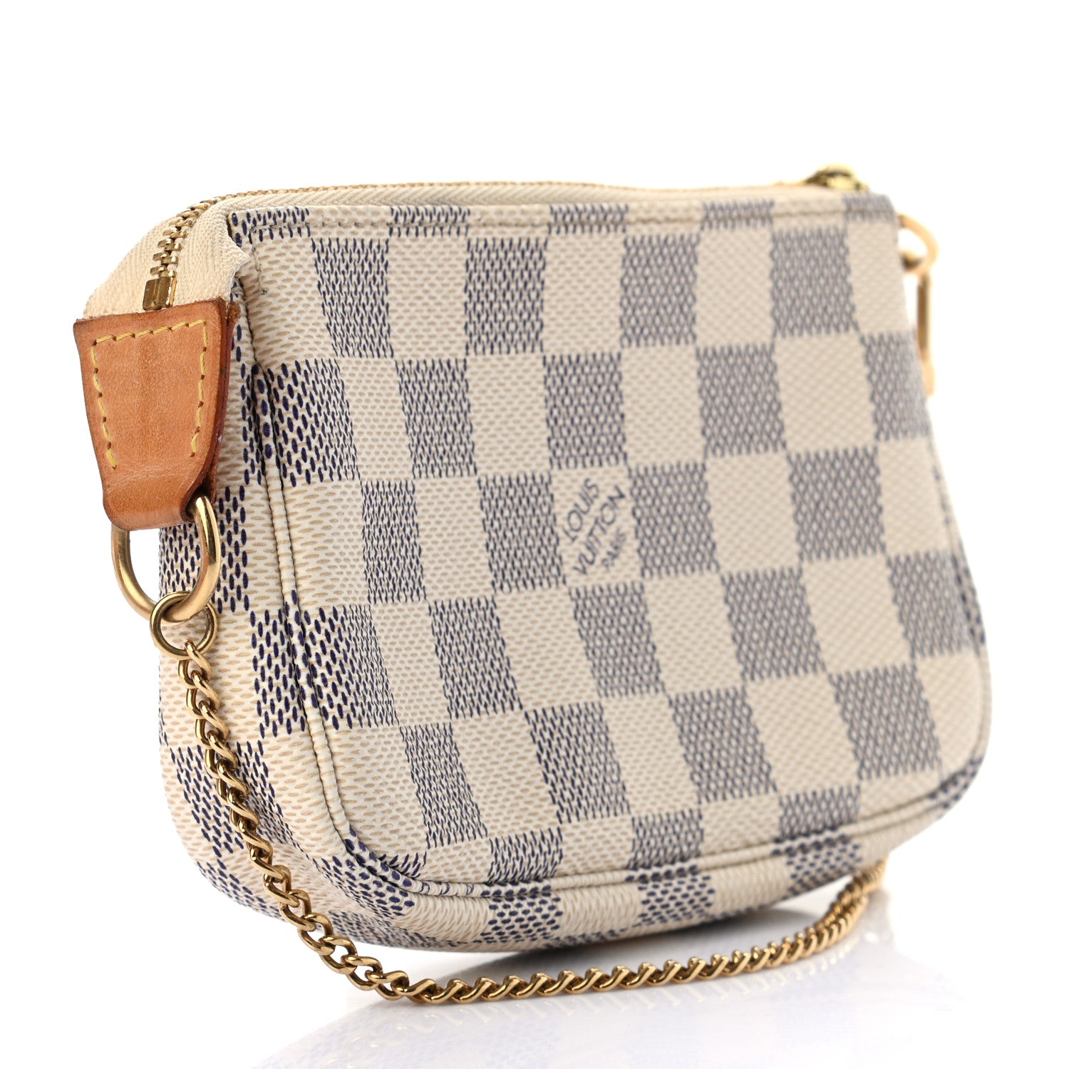 Louis Vuitton Damier Azur Mini Pochette Accessories 3 of 7