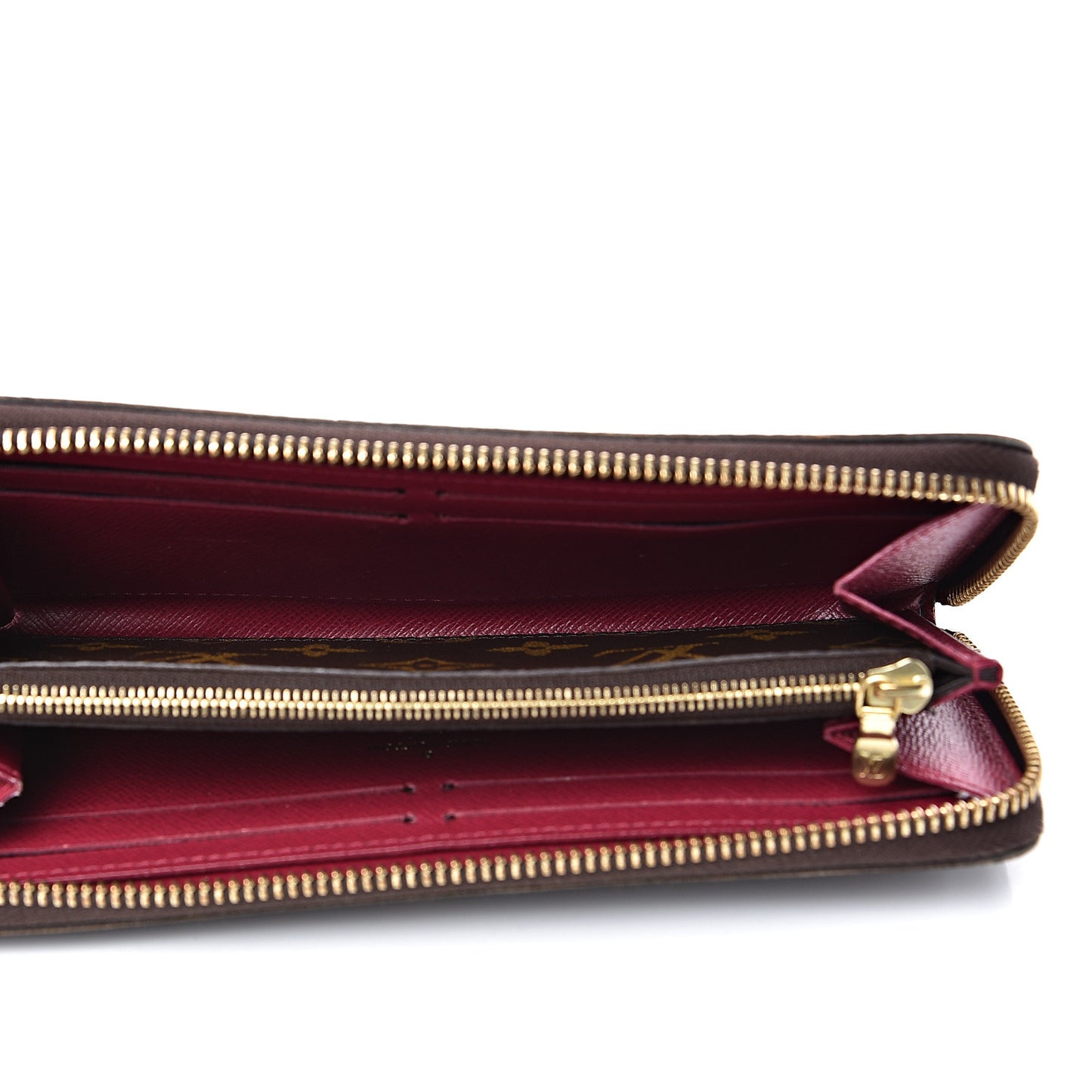 Monogram Clemence Wallet Fuchsia