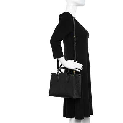 Louis Vuitton Empreinte Monogram Giant Onthego PM Black 2 of 9