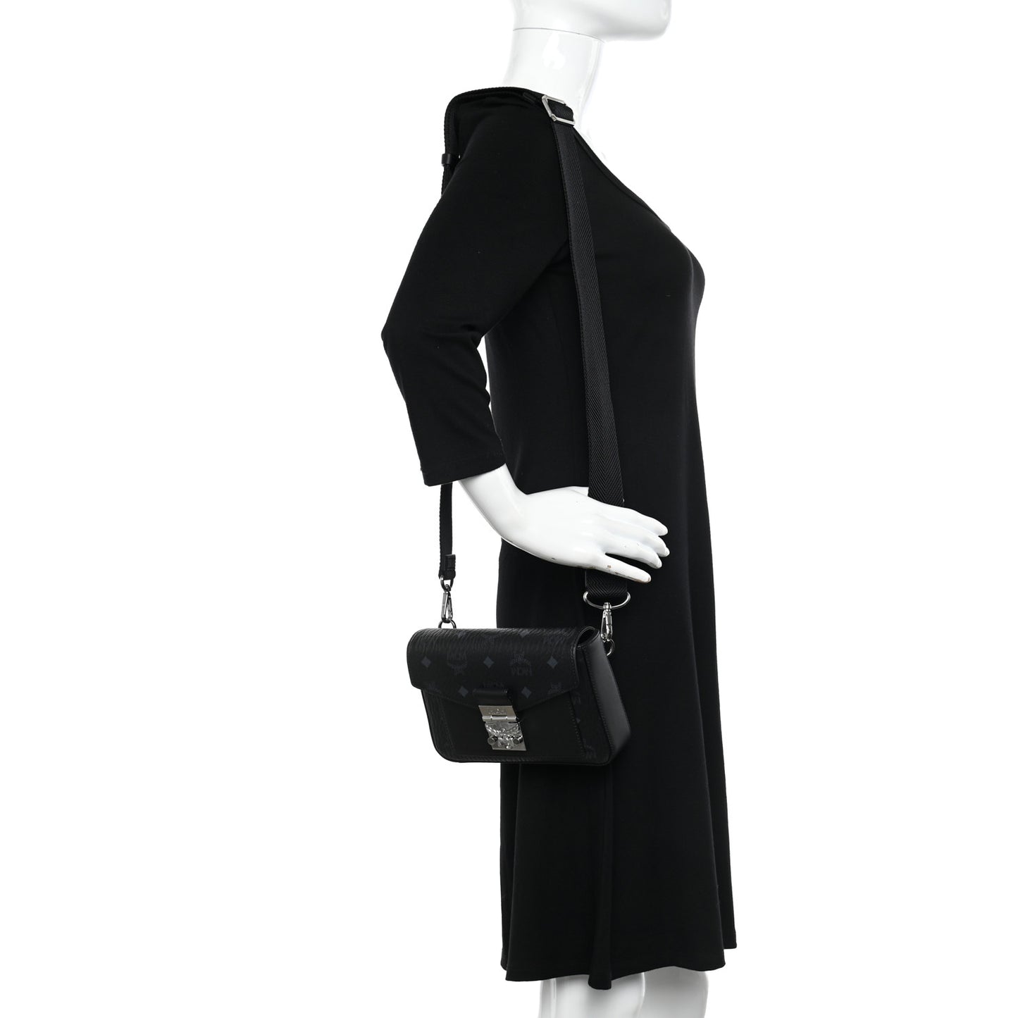Visetos Small Millie Crossbody Belt Bag Black