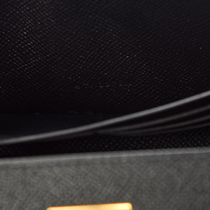 Hermes Epsom Kelly Longue Wallet Black 9 of 9