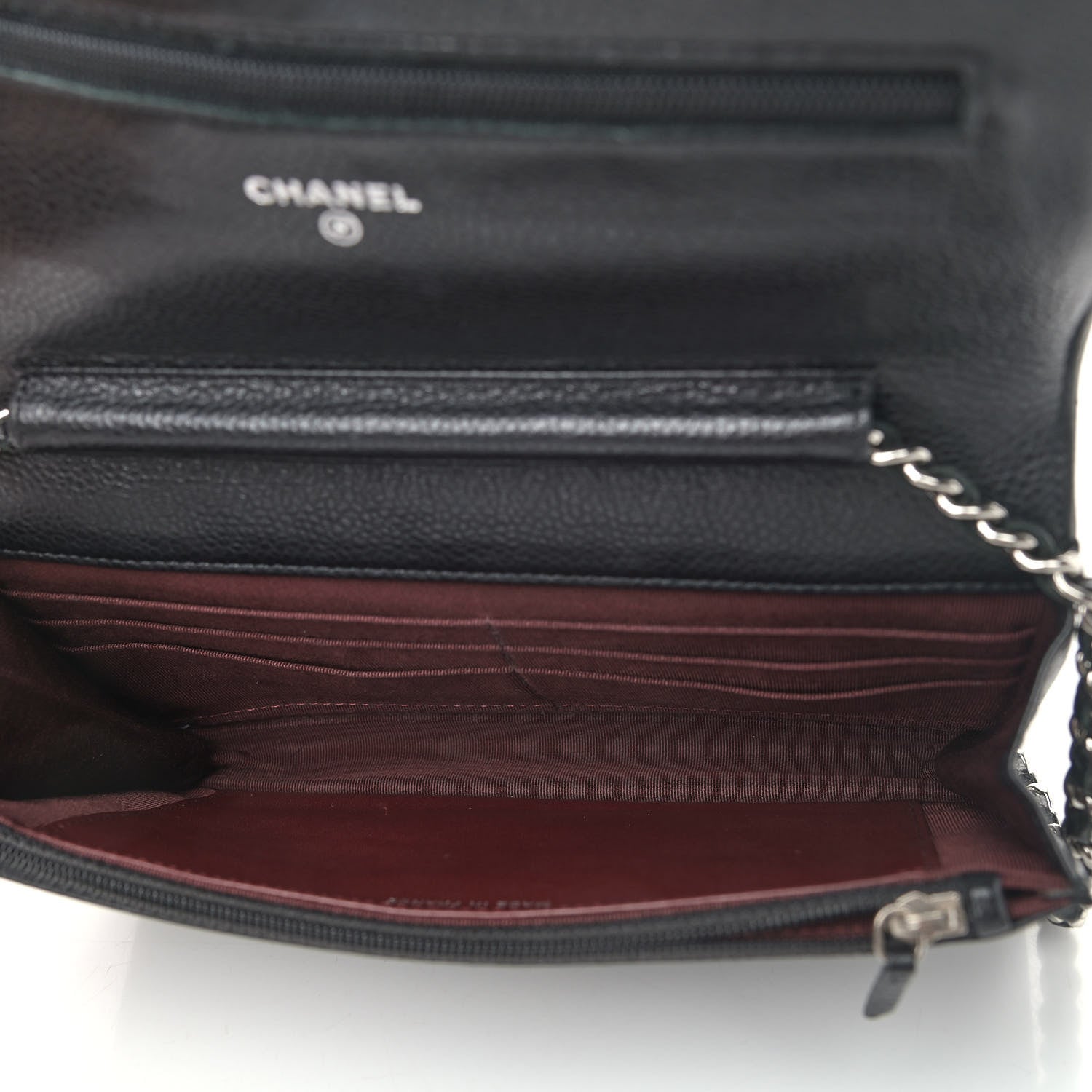 Chanel Caviar Quilted Wallet On Chain WOC Black 4 of 4
