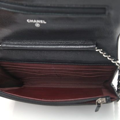 Chanel Caviar Quilted Wallet On Chain WOC Black 4 of 4