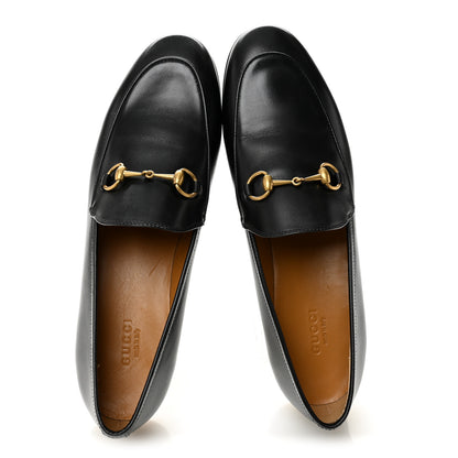 Gucci Calfskin Womens Jordaan Loafers 39 Black 5 of 10