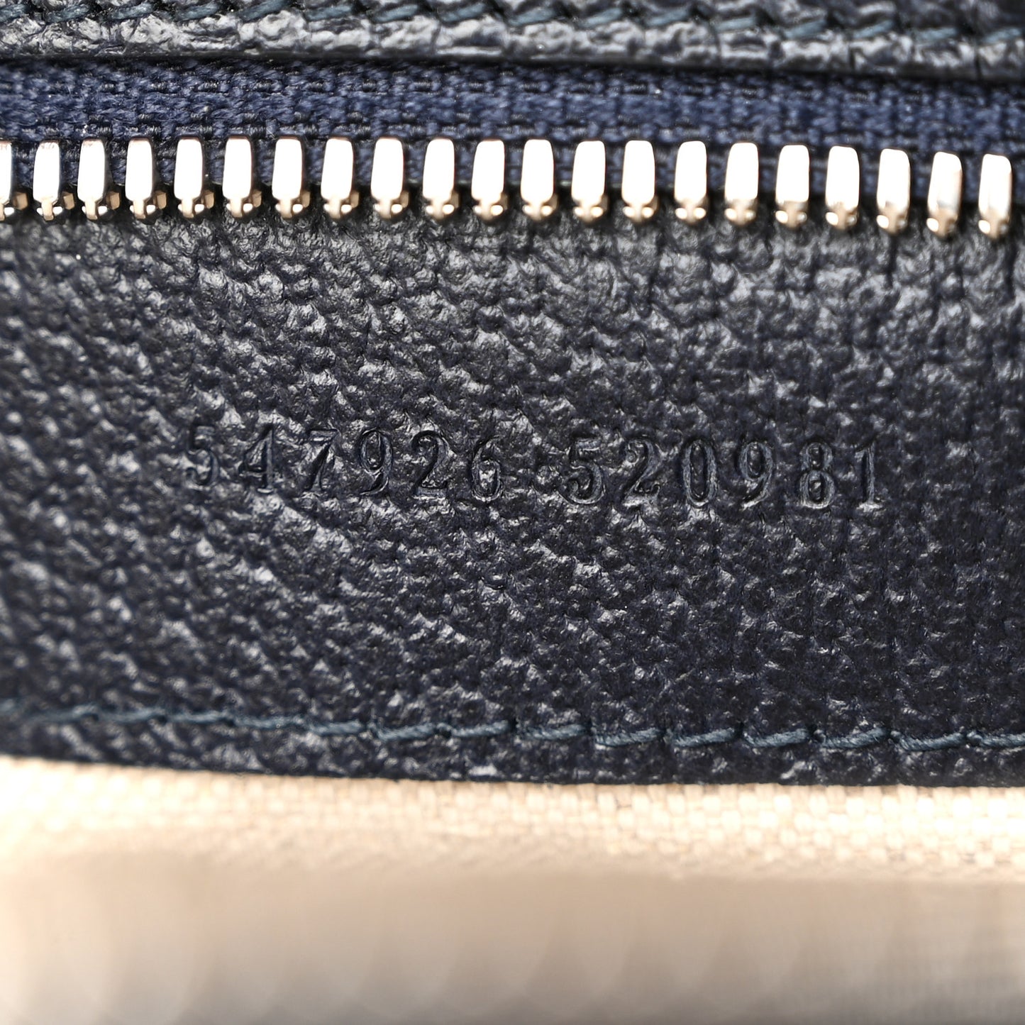 GG Supreme Monogram Textured Dollar Calfskin Web Small Ophidia Messenger Bag Beige Blue