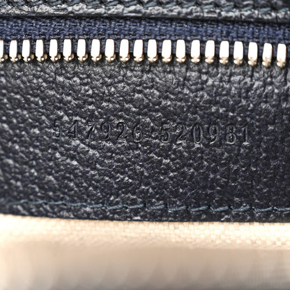 Gucci GG Supreme Monogram Textured Dollar Calfskin Web Small Ophidia Messenger Bag Beige Blue 7 of 10