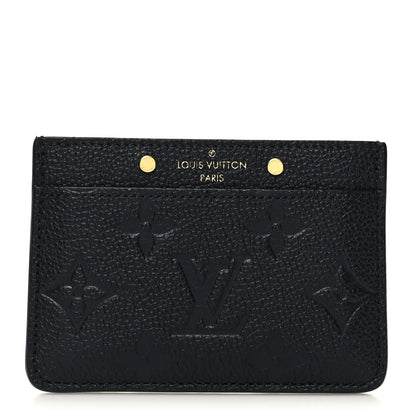 Louis Vuitton Empreinte Card Holder Black 1 of 8