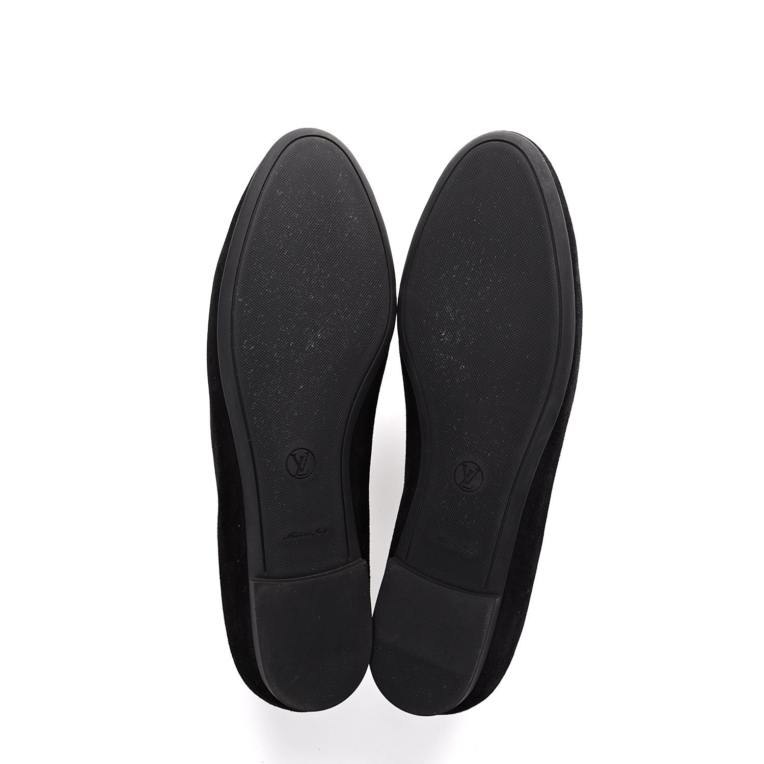 Louis Vuitton Suede Monogram Uniformes Ballet Flats 41 Black 5 of 11