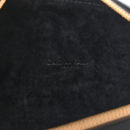 Christian Dior Grained Calfskin Caro Double Pouch Black 7 of 13