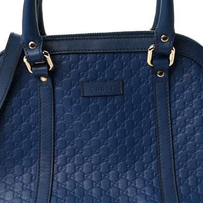 Gucci Soft Microguccissima Mini Dome Bag Blue 8 of 11