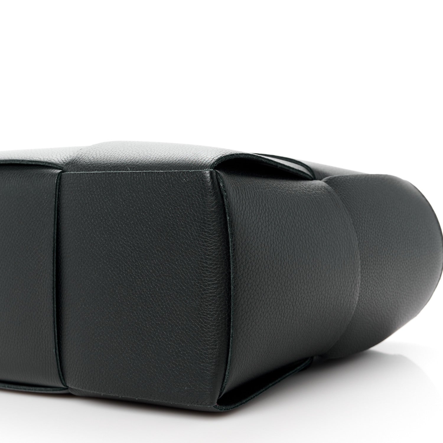 Bottega Veneta Grained Calfskin Intrecciato Small Arco Tote Black 11 of 11