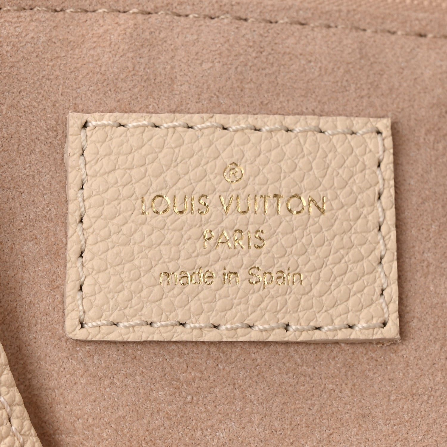 Louis Vuitton Empreinte Monogram Giant Neverfull MM Creme Rose Trianon 5 of 9