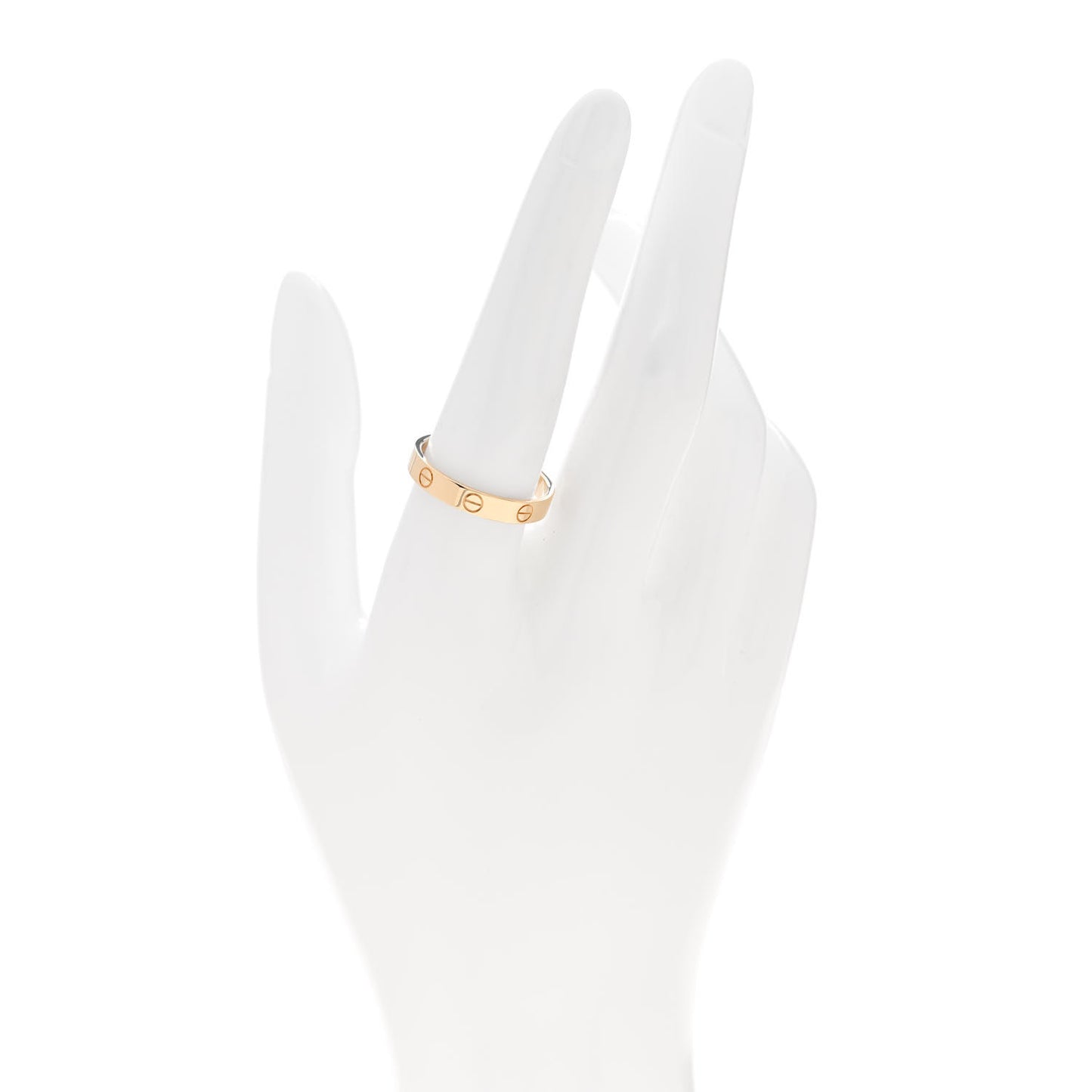 18K Yellow Gold 3.5mm LOVE Wedding Band Ring 59 8.75