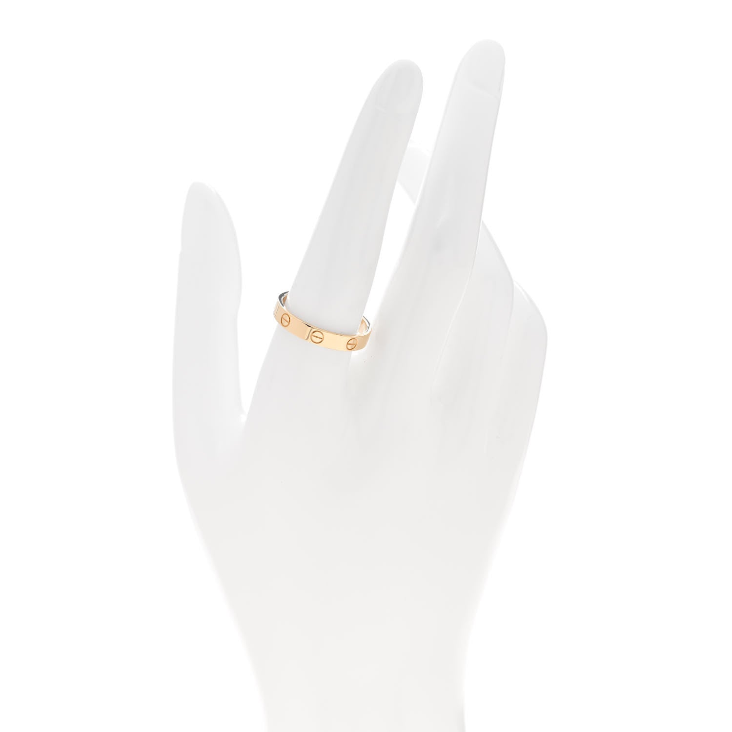 Cartier 18K Yellow Gold 3.5mm LOVE Wedding Band Ring 59 8.75 2 of 5