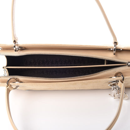 Christian Dior Suede Cannage Stitched East West Lady Dior Beige 5 of 14