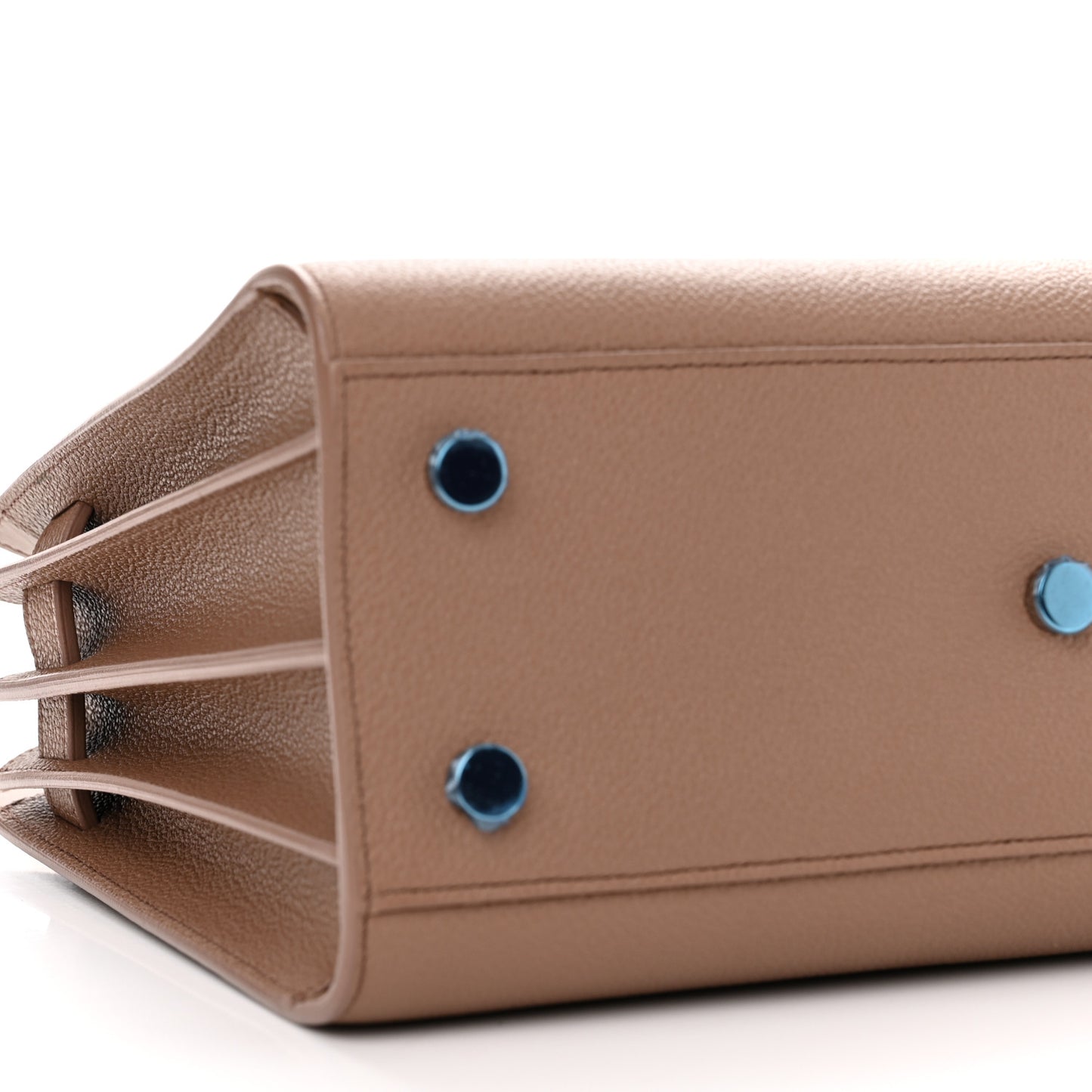 Grained Calfskin Baby Sac De Jour Taupe