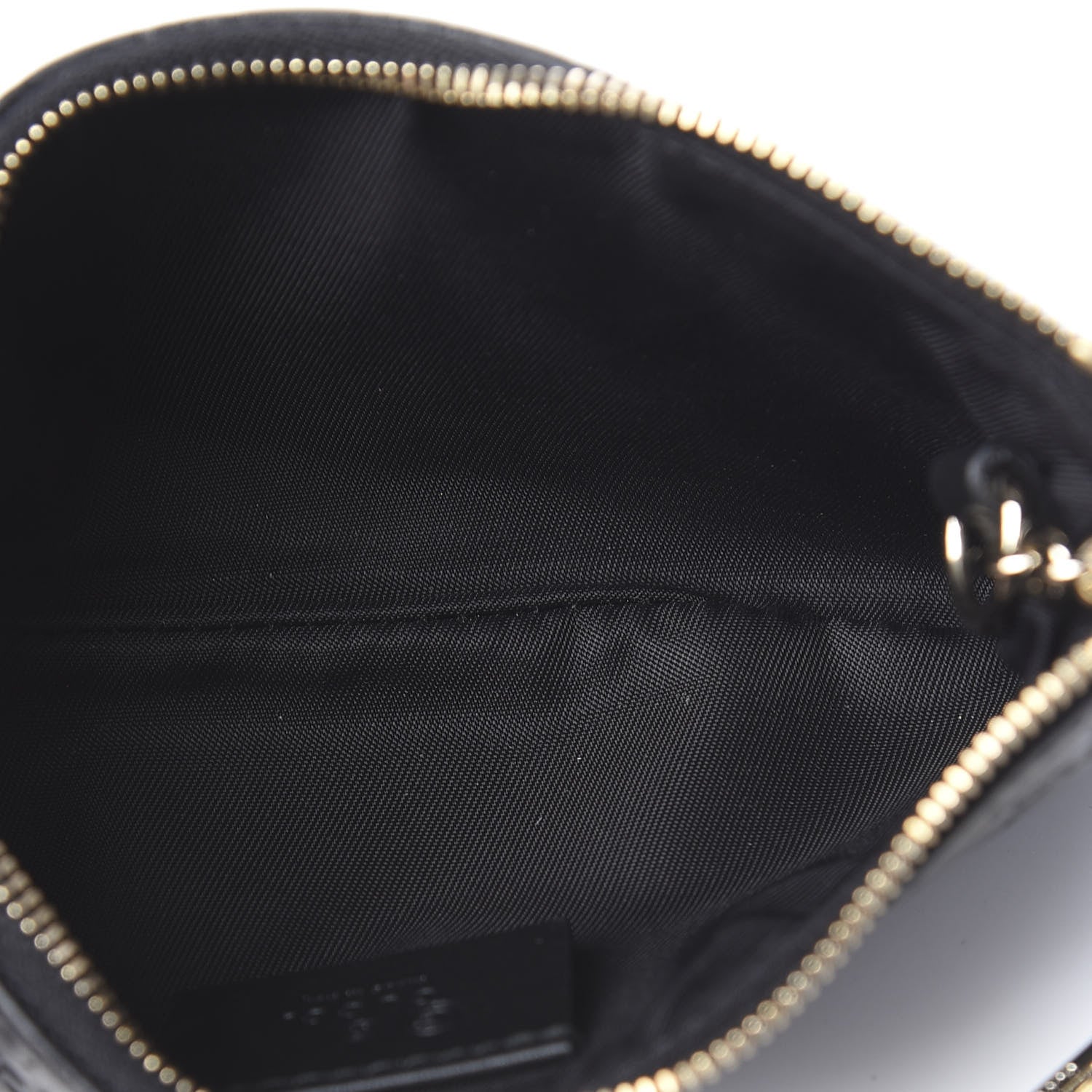 Gucci Microguccissima Key Ring Coin Case Black 5 of 8