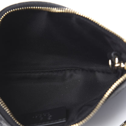 Gucci Microguccissima Key Ring Coin Case Black 5 of 8
