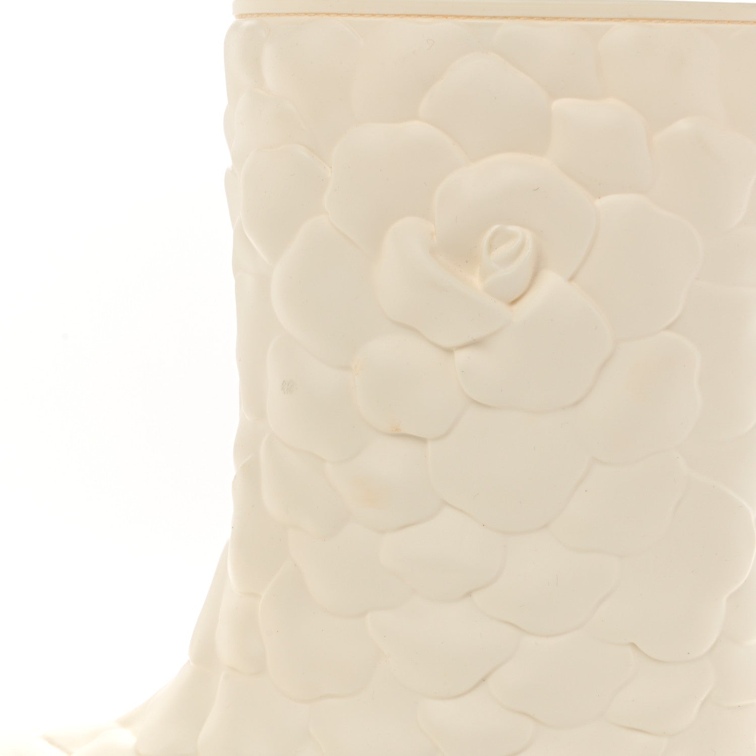 Valentino Garavani Rubber Atelier 03 Rose Edition 30/50mm Short Rainboots 41 Avorio 9 of 10