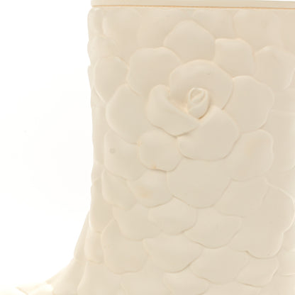 Valentino Garavani Rubber Atelier 03 Rose Edition 30/50mm Short Rainboots 41 Avorio 9 of 10