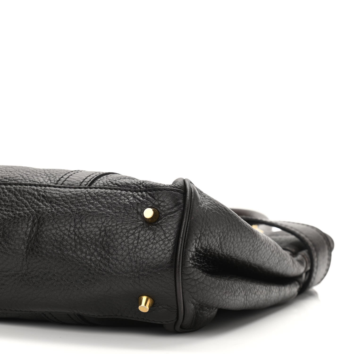 Burberry Calfskin Buckle Tote Dark Brown 13 of 13
