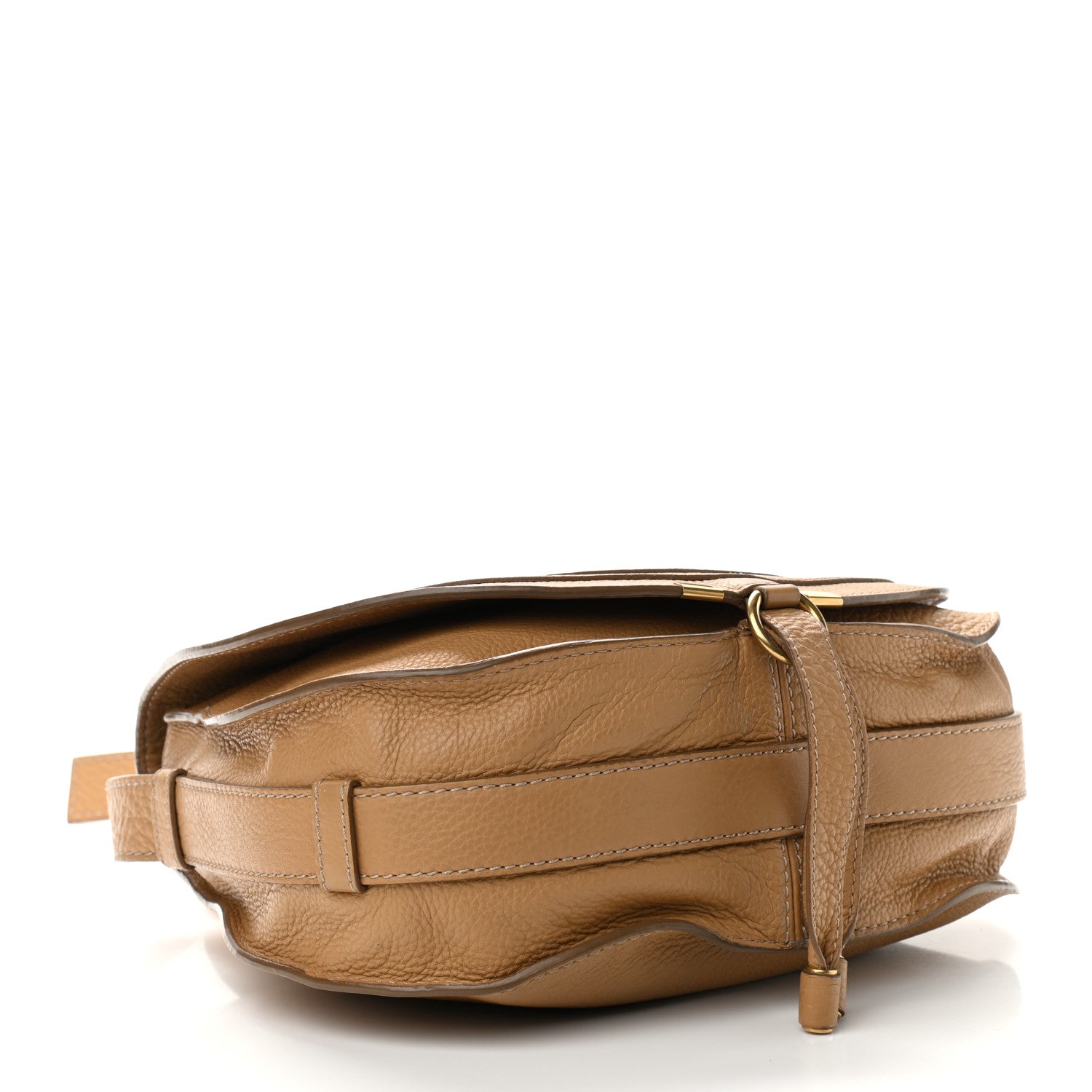 Chloe Calfskin Medium Marcie Round Crossbody Bag Milky Coffee 3 of 16