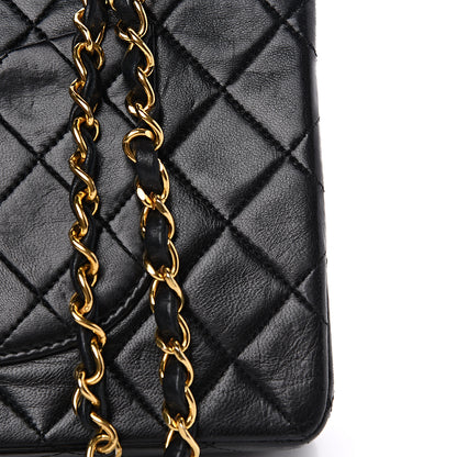 Chanel Lambskin Quilted Medium Double Flap Black 17 of 17