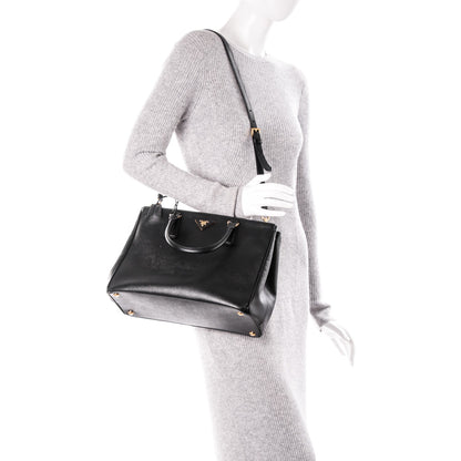 Prada Saffiano Medium Galleria Double Zip Tote Black 2 of 6