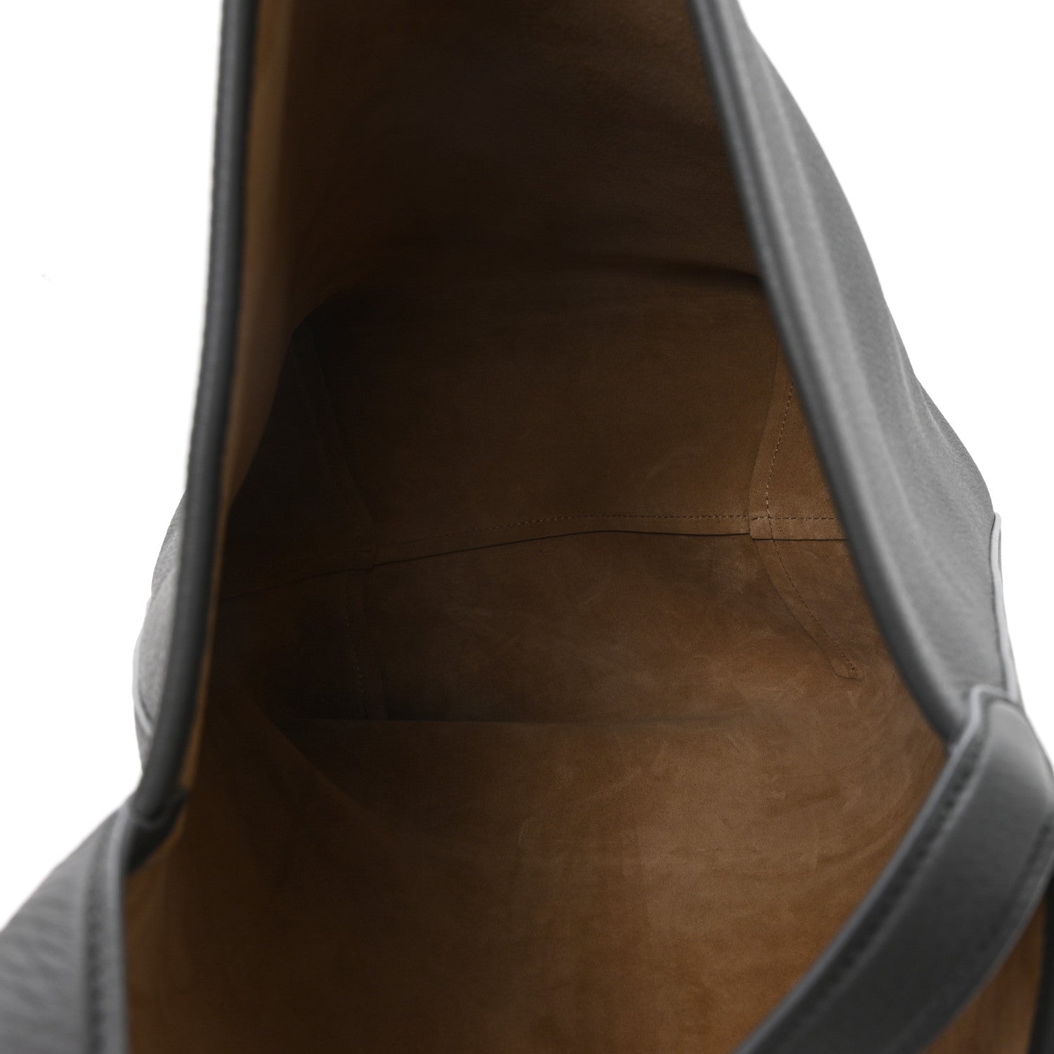 The Row Grained Calfskin Large N/S Park Tote Timouse Grey 5 of 9