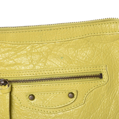Balenciaga Agneau Classic Hardware Flat Crossbody Jaune Poussin 10 of 13
