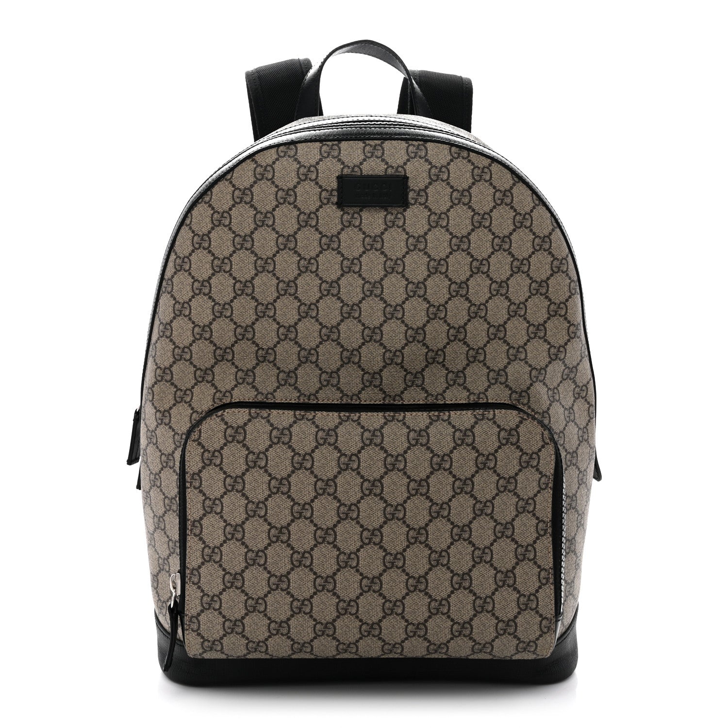 Gucci GG Supreme Monogram Medium Backpack Black 1 of 14