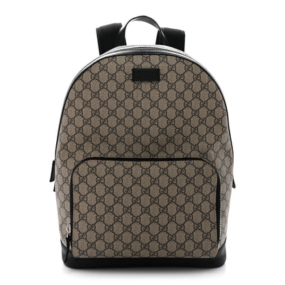 Gucci GG Supreme Monogram Medium Backpack Black 1 of 14