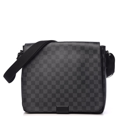 Louis Vuitton Damier Graphite District MM 1 of 10