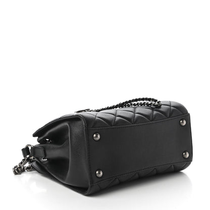 Chanel Caviar Quilted Small CC Bucket Bag Black 4 of 10
