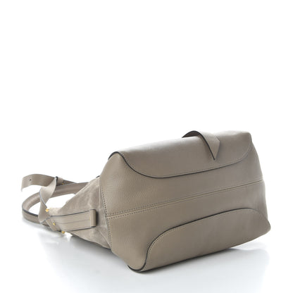 Chloe Suede Calfskin Medium Owen Bucket Bag Motty Grey 5 of 11