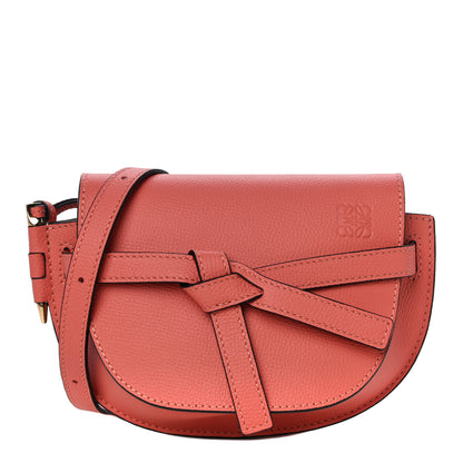 Loewe Pebble Grain Calfskin Mini Gate Dual Bag Pink Tulip 1 of 13