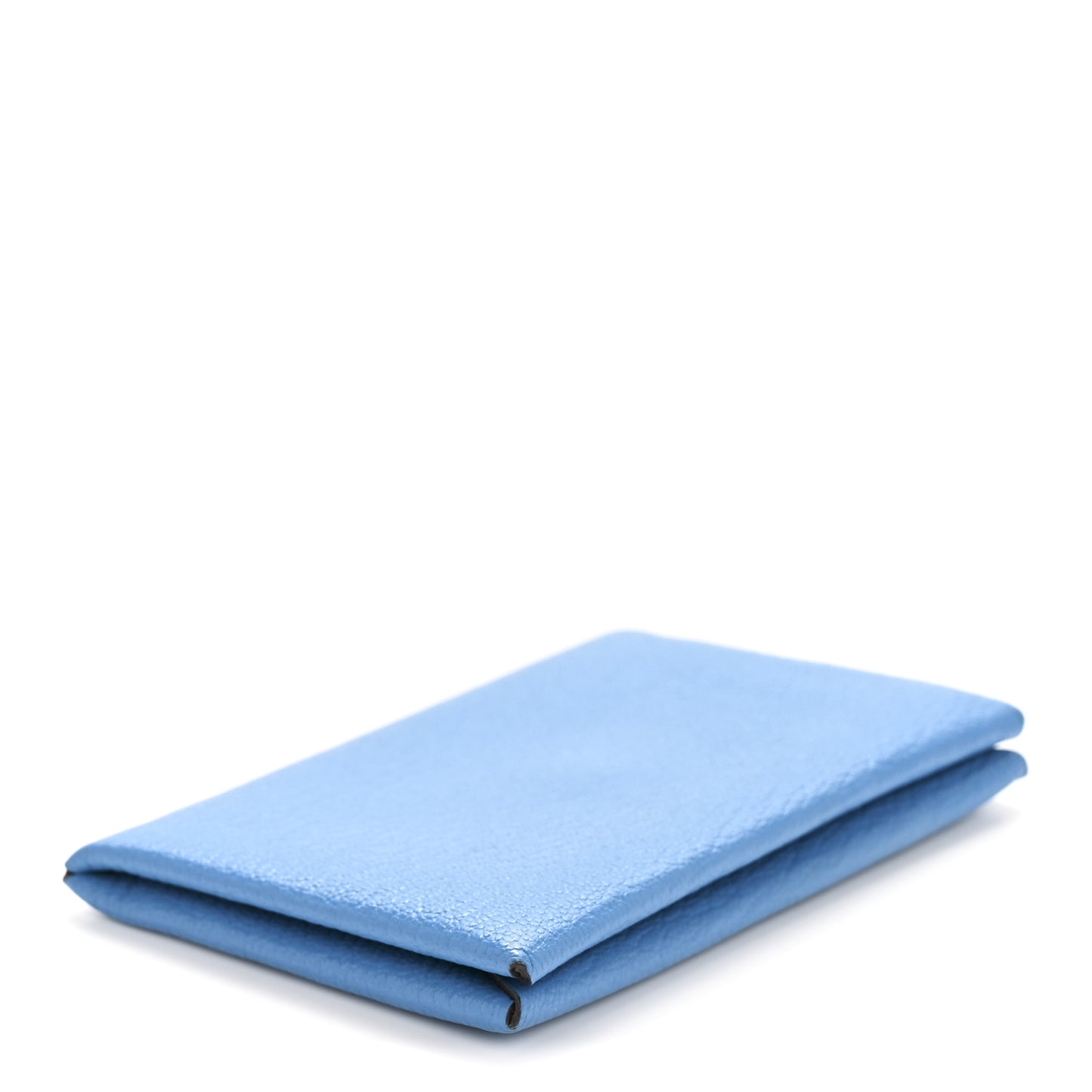 Chevre Mysore Verso Calvi Card Case Bleu Frida Cuivre