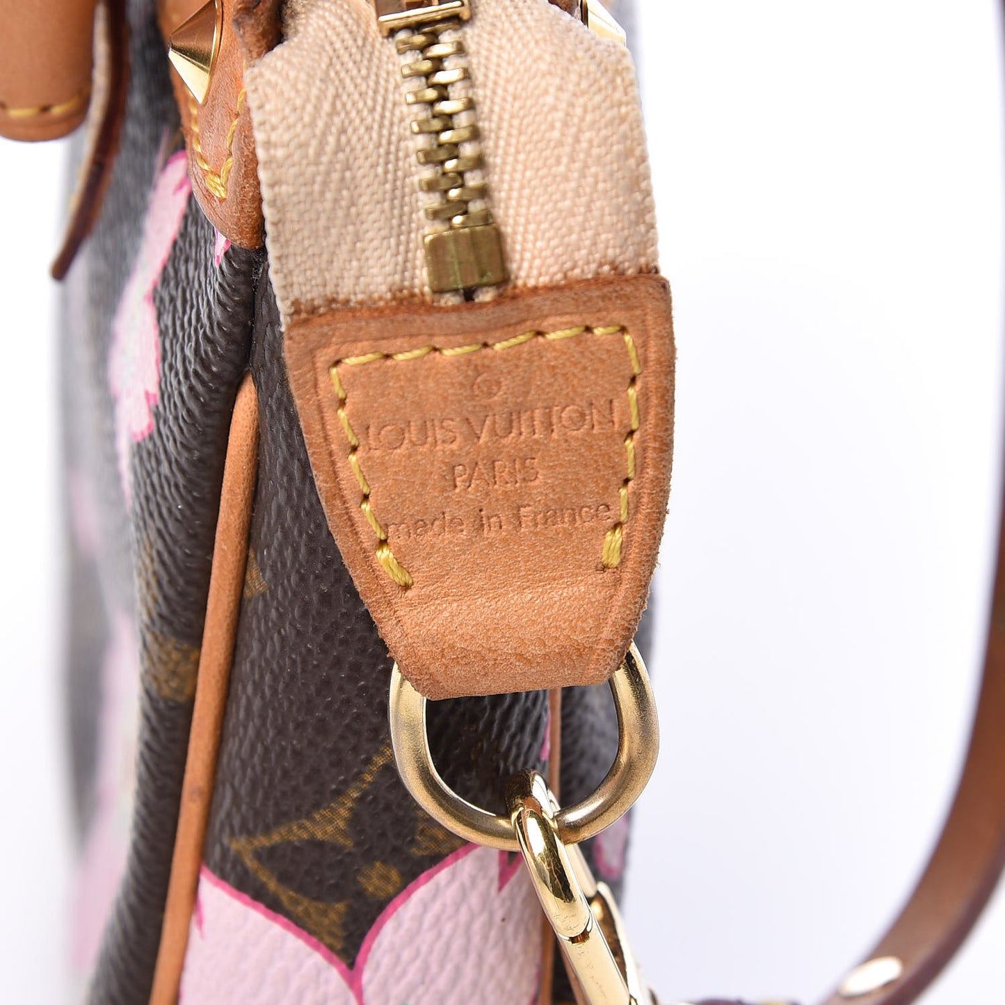 Monogram Cherry Blossom Pochette Accessories Brown